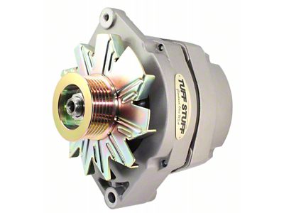 1973-1983 Camaro Alternator; 140 AMP; OEM Or 1 Wire; 6 Groove Pulley; Internal Regulator; Factory Cast PLUS+;