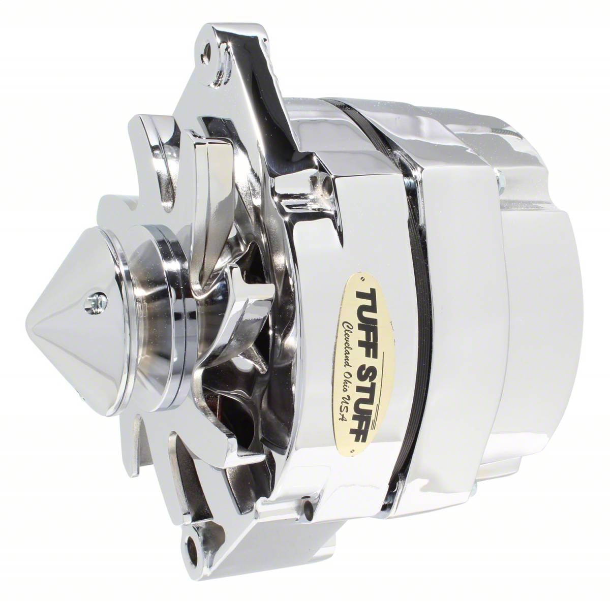 Tuff-Stuff Silver Bullet Alternator 100 Amp Ford 1-Wire V-Groove