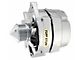 1973-1983 Camaro Silver Bullet Alternator; 140 AMP; OEM Or 1 Wire; 6 Groove Pulley; 4.85 in. Case Depth; Lower Mount Boss 2 in. Long; Chrome;
