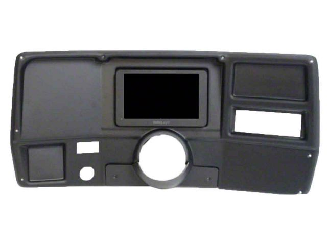 1973-1983 Chevy-GMC Truck Holley EFI Gauge 6.86 Molded ABS Instument Panel For Trucks With AC, Classic Dash
