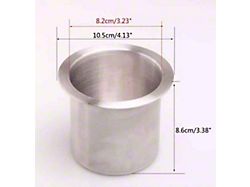 Stainless Steel Cup Holder, Double, 73-87