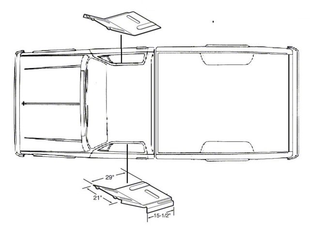 1973-1987 Chevy-GMC Truck Cab Floor Pan, Left