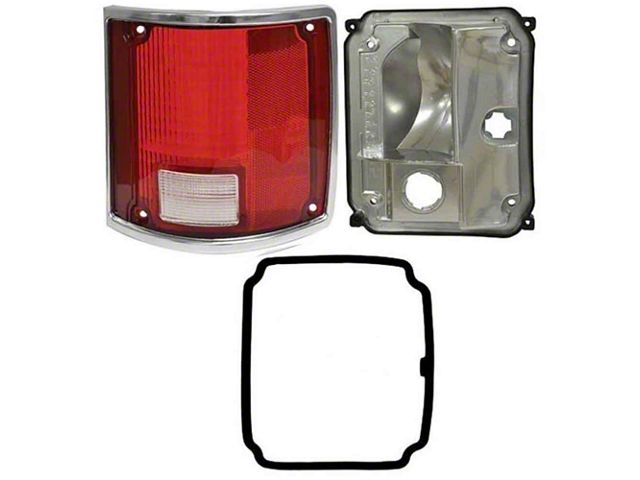 1973-1987 Chevy-GMC Truck Taillight Assembly With Trim, Left