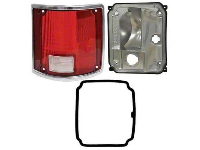 1973-1987 Chevy-GMC Truck Taillight Assembly With Trim, Right