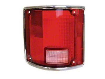 1973-1987 Chevy-GMC Truck Taillight Lens With Trim, Left