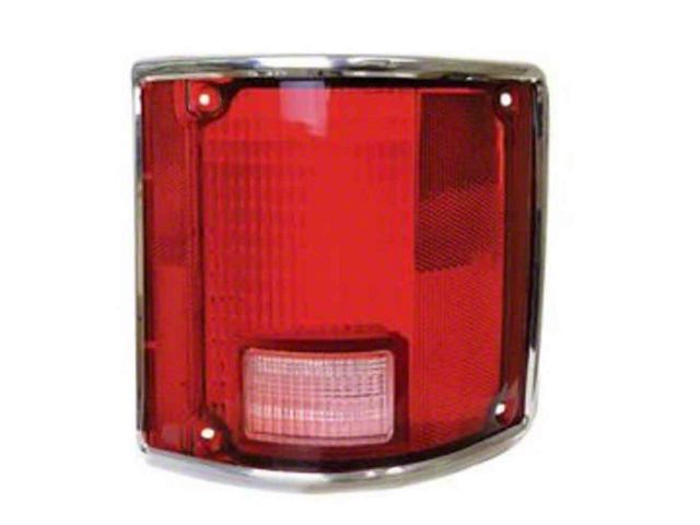 1973-1987 Chevy-GMC Truck Taillight Lens With Trim, Right