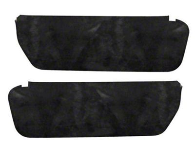 1973-1987 Chevy-GMC Truck Sunvisors, Unisuede, Black
