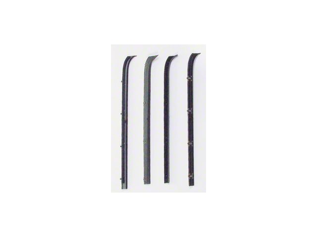 1973-1987 Chevy Or GMC Truck, Rear Door Beltline Molding, Inner And Outer 4 Piece Kit