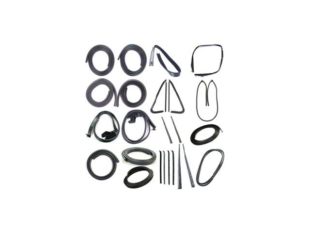 1973-1991 Chevy Blazer-GMC Jimmy Complete Weatherstrip Seal Kit - Models With Black Weatherstrip Trim