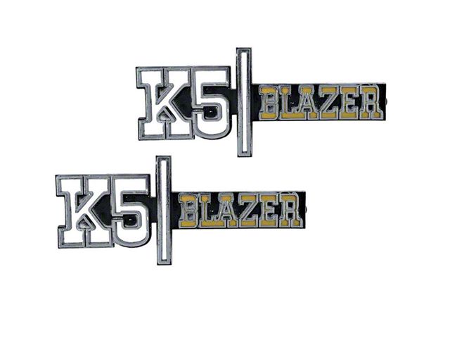 1973-74 Chevy K5 Blazer Fender Emblems