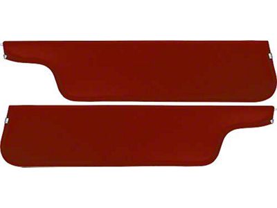 1973-79 Ford Pickup Sun Visors, New Style, Maroon Corinthian Grain Vinyl