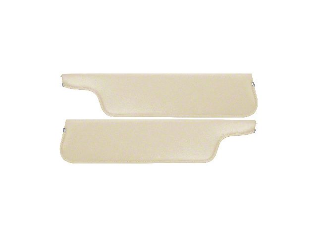 1973-79 Ford Pickup Sun Visors, New Style, Off-White Corinthian Grain Vinyl