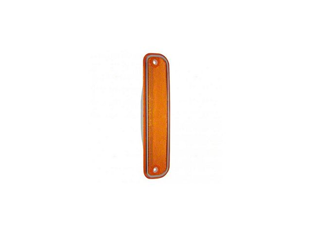 1973-80 Chevy-GMC Truck Front Side Marker Lens, Amber, With Trim