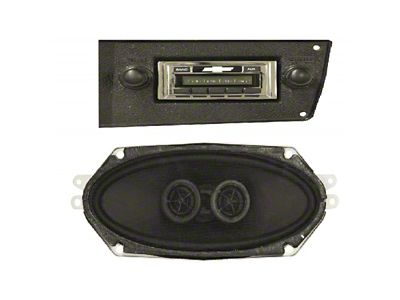 Custom Autosound Stereo,USA-630, w/Dash Speaker 73-88