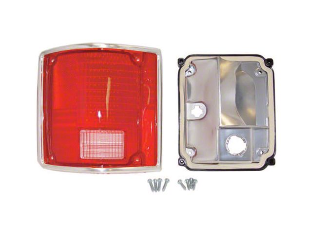 Taillight Assembly,Deluxe Left,73-91