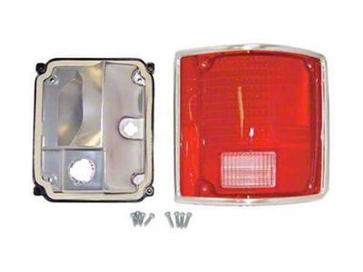 Taillight Assembly,Deluxe Right,73-91