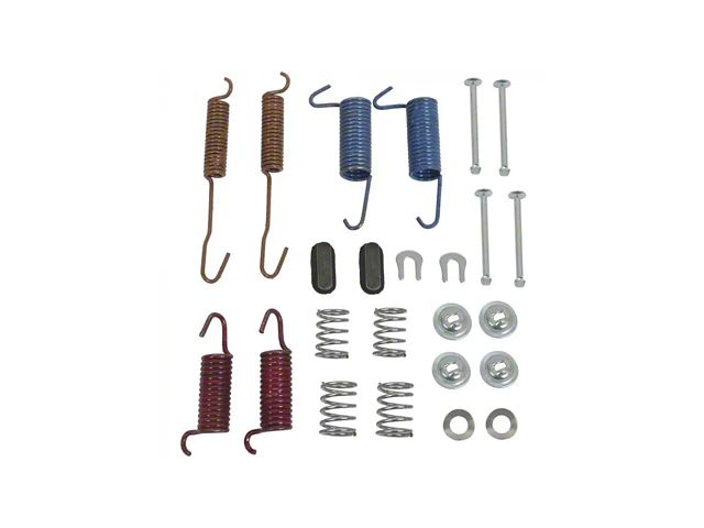 1973-96 Ford Econoline Rear Brake Hardware Kit - For 1 Axle