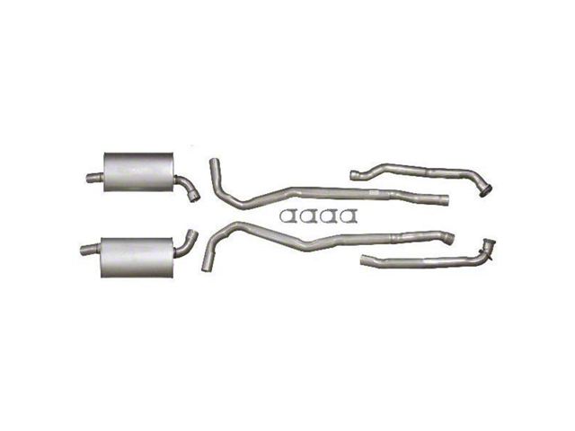 1973 Corvette Exhaust System Big Block Aluminized 2-1/2 With Automatic Transmission