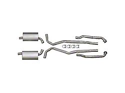1973 Corvette Exhaust System Big Block Aluminized 2-1/2 With Mnual Transmission