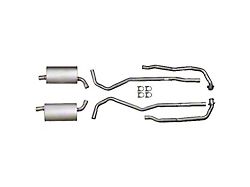 Exhaust System Small Block 190hp Aluminized 2 With Automatic Transmission (1973 Corvette C3)