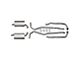 1973 Corvette Exhaust System Small Block L82 Aluminized 2-2-1/2 With Automatic Transmission