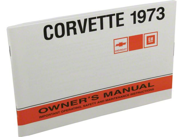 1973 Corvette Owners Manual