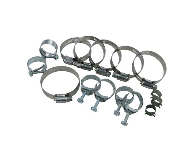 1973 Corvette Radiator And Heater Hose Clamp Kit For Cars With Air Conditioning Big Block