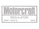 1973 Mustang Voltage Regulator Decal for Cars without A/C