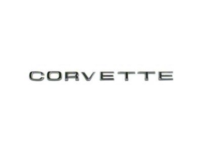 1974-1975 Corvette Rear Bumper Corvette Letters