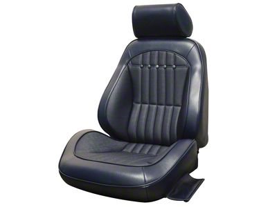 1974 -1976 Camaro Standard Touring II Front Bucket Seat Black