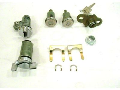 1974-1977 Camaro Lock Set With Original Keys