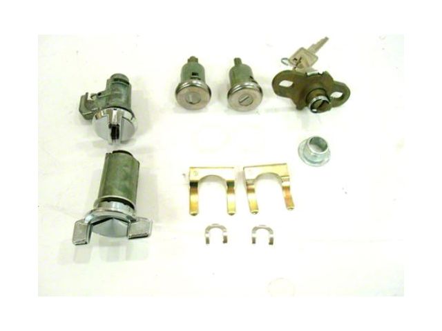 1974-1977 Camaro Lock Set With Original Keys
