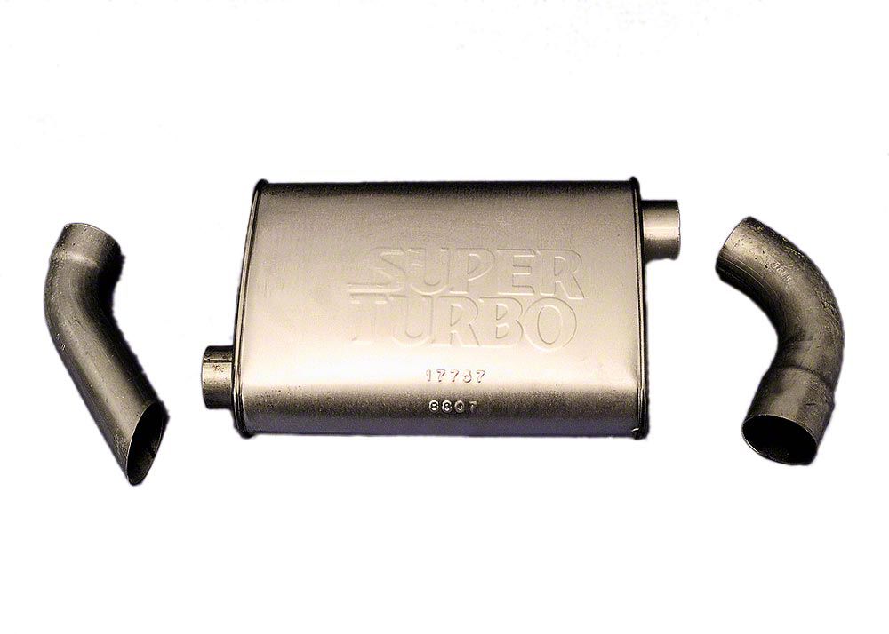 Ecklers Super Turbo Muffler, DynoMax, Left Or Right, 19741982