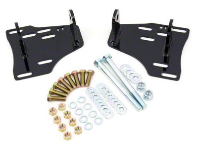UMI Performance LSX Engine Mounts; Black (74-92 Camaro)