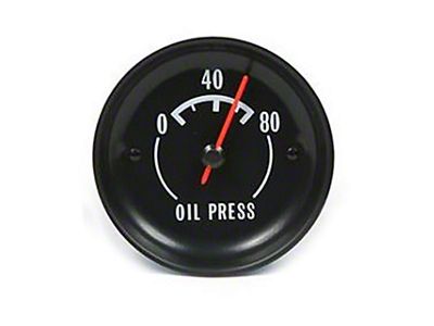 Oil Pressure Gauge, Dash Unit, 1974