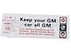 1974 El Camino Air Cleaner Decal Do Keep Your GM All GM