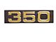 Grille Emblem 350 Chevy 75-76