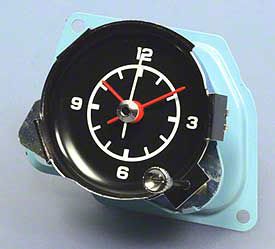 Ecklers Clock, Quartz Movement, New Reproduction (75-76 Corvette C3)