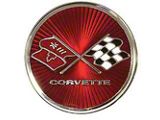 Gas Door Emblem Sunburst (75-76 Corvette C3)