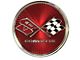 1975-1976 Corvette Gas Door Emblem Sunburst