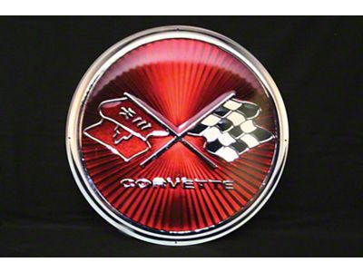 1975-1976 Corvette Metal Sign