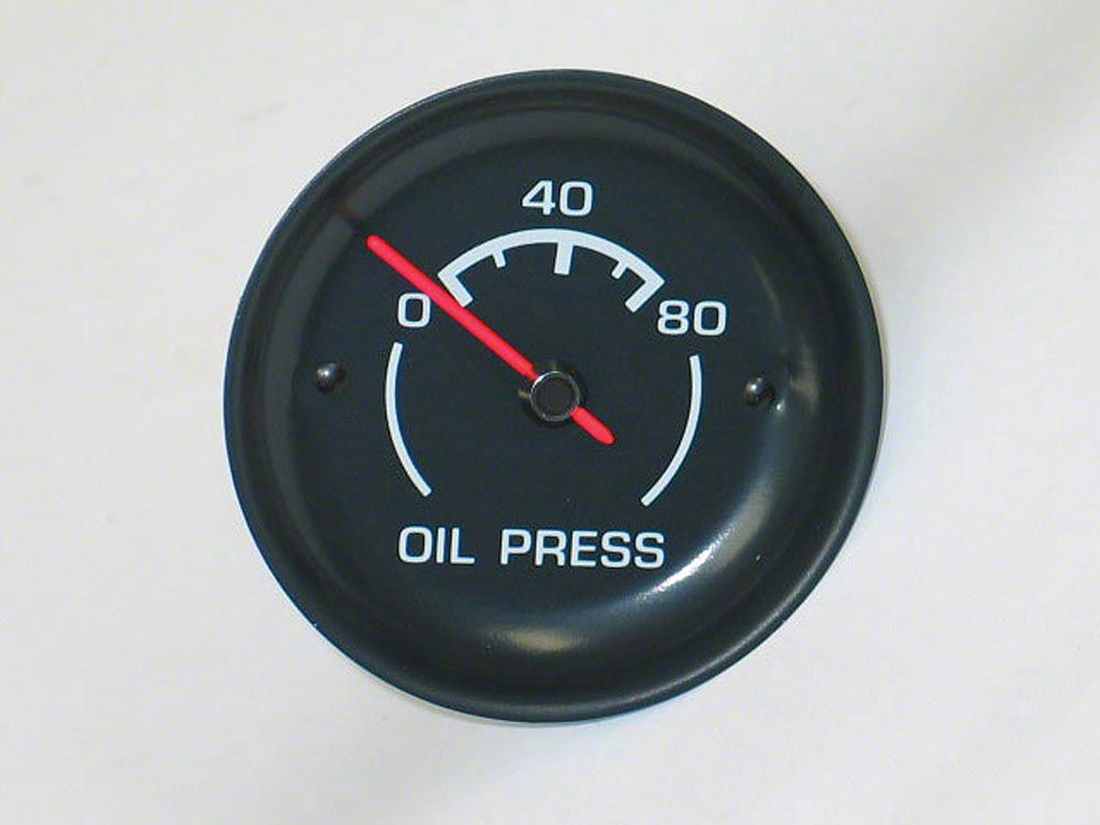 Ecklers Oil Pressure Gauge, Dash Unit, 19751976