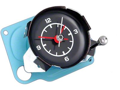 1975-1976 Corvette Reproduction Electric Movement Clock New Factory