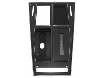 1975-1976 Corvette Shifter Console Trim Plate Assembly For Cars WithAutomatic Transmission And Without Air Conditioning