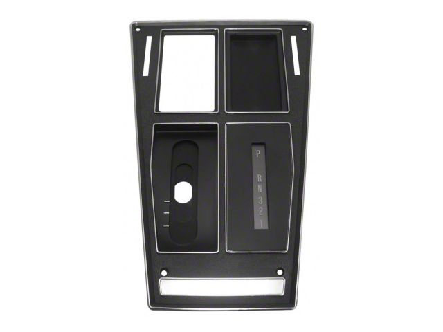 1975-1976 Corvette Shifter Console Trim Plate Assembly For Cars WithAutomatic Transmission And Without Air Conditioning