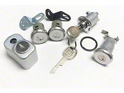 1975-1977 Corvette Complete Lock Kit With Original Keys Concours Correct