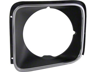 1975-1978 Chevy Nova Bezels, Headlight, Left Hand