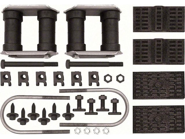 1975-1979 Chevy Nova Install Kit, Multi-Leaf Spring