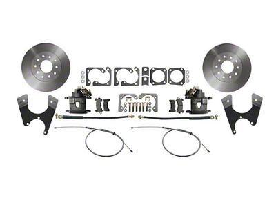 1975-1981 Camaro 10/12 Bolt Pattern Disc Brake Kit with E-Brake & Staggered Shocks