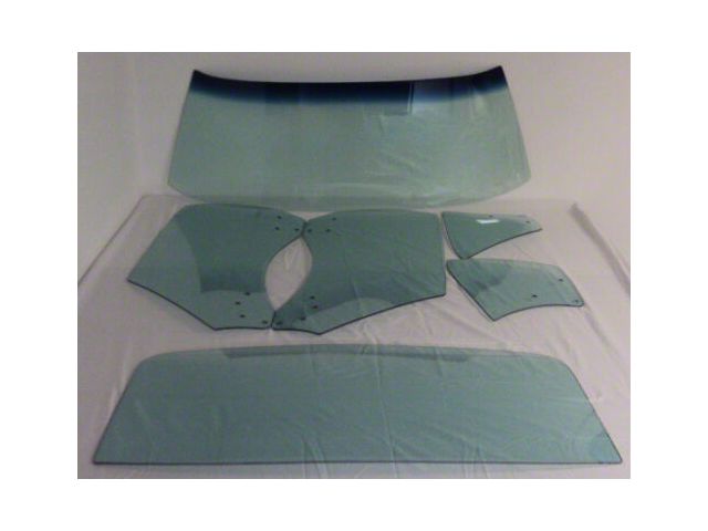 1975-1981 Camaro Complete Glass Package, Green